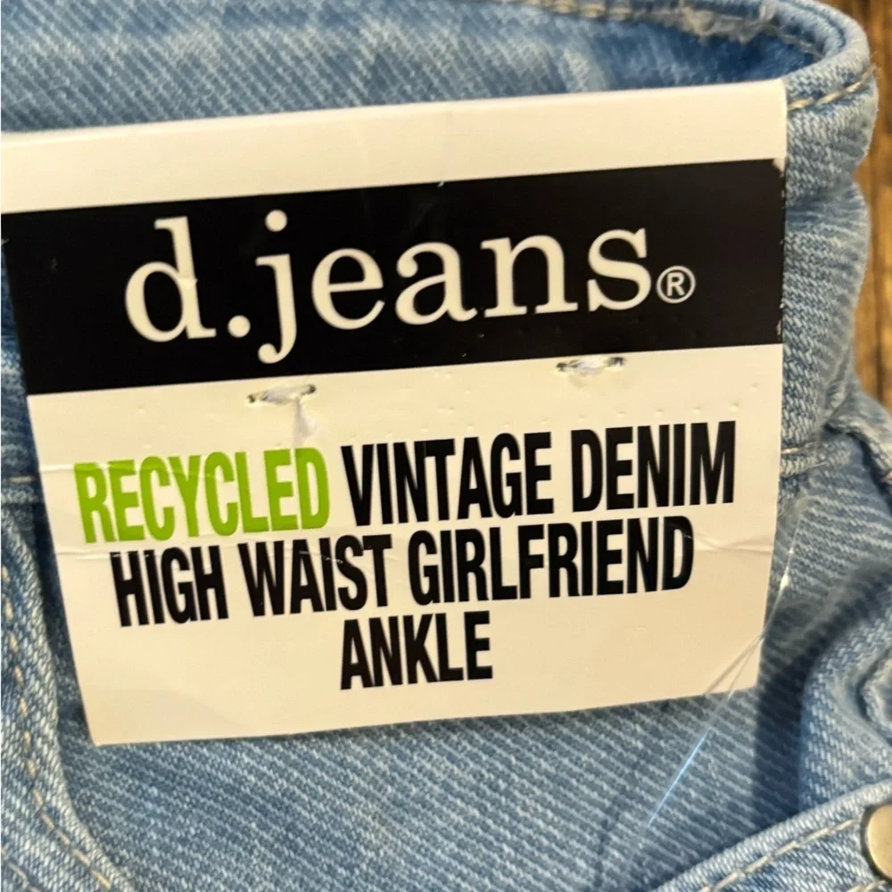 d. jeans Recycled Vintage High Waist girlfriend ankle Denim